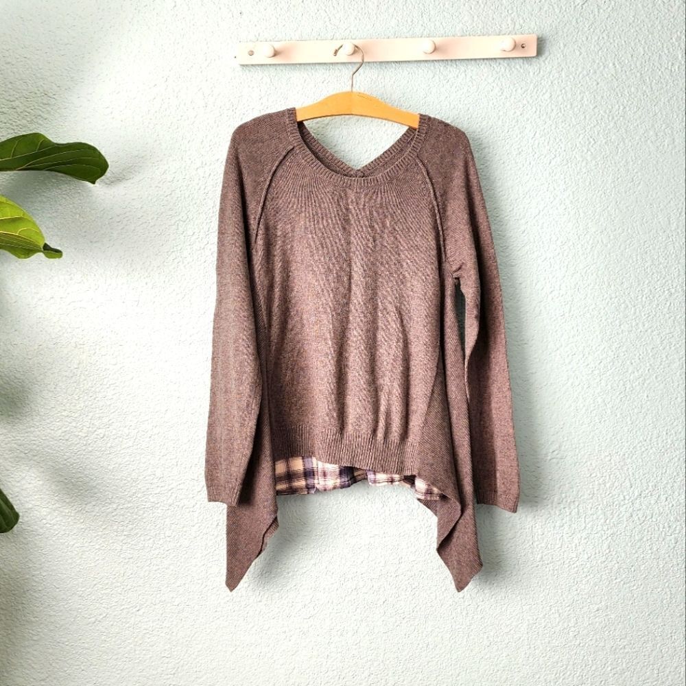 Moth Anthropologie long sleeve comb sweater top
